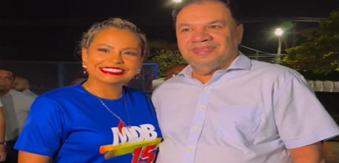 Chicão prestigia filiação ao MDB
