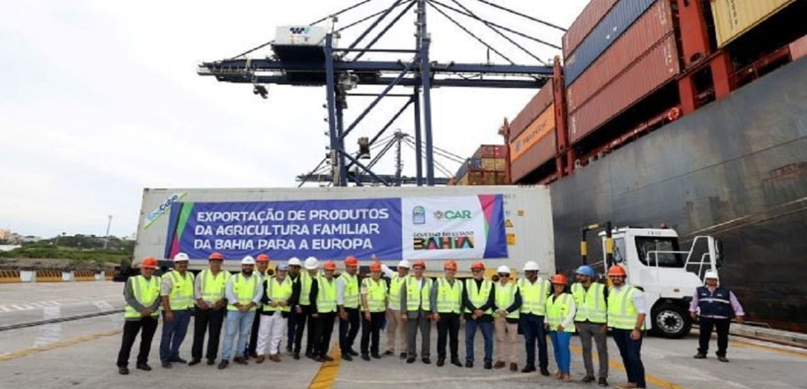 Doze toneladas de produtos da agricultura familiar são exportados pela Bahia para Portugal