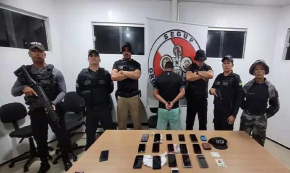 Polícia prende no Marajó homem com 17 celulares furtados