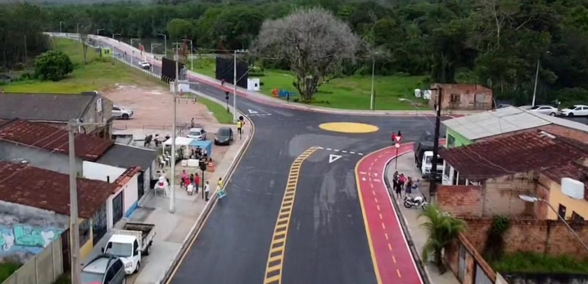Em Ananindeua, Governo do Pará entrega recapeamento asfáltico da avenida Santa Fé