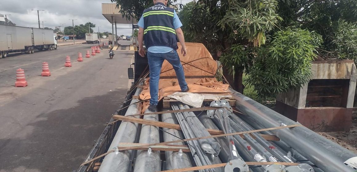Sefa apreende mais de R$145 mil em materiais de construção em Dom Eliseu