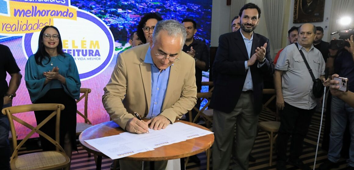 Prefeitura de Belém assina contrato com a empresa que vai executar a nova política de Resíduos Sólidos da cidade