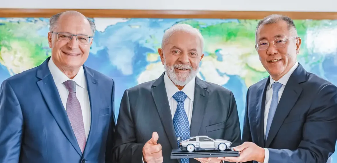 Em reunião com Lula, Hyundai anuncia US$ 1,1 bi em investimentos