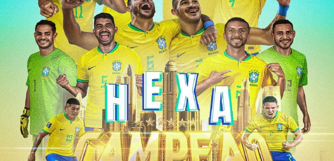 Brasil vence a Copa do Mundo de Futebol de areia