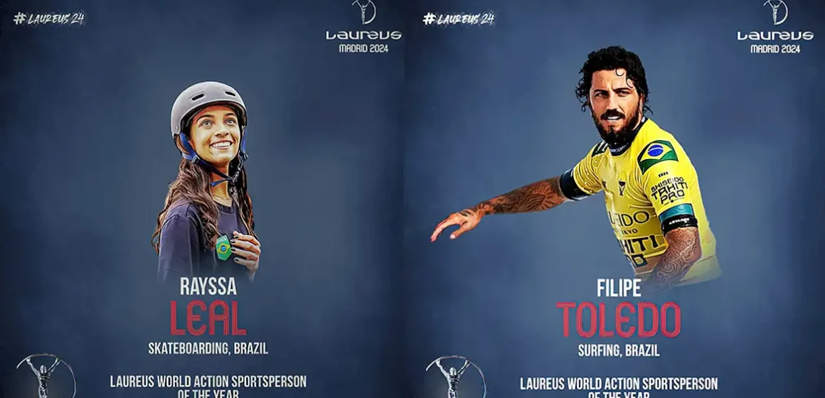 Rayssa e Filipinho são indicados ao Laureus, maior prêmio do Esporte