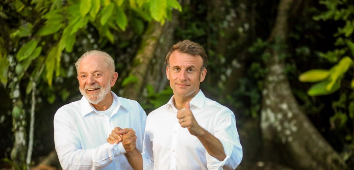 Em visita ao Pará, Lula e Macron firmam acordo de R$5 bilhões para a bioeconomia