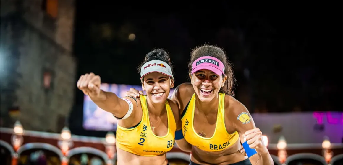 duda_e_ana_patricia_final_mundial_volei_de_praia Vôlei de praia: Duda e Ana Patrícia garantem vaga nos Jogos de Paris