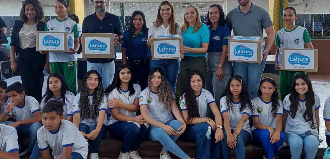‘Leitura por Todo o Pará’ entrega 8.400 mil livros em Canaã dos Carajás e Parauapebas