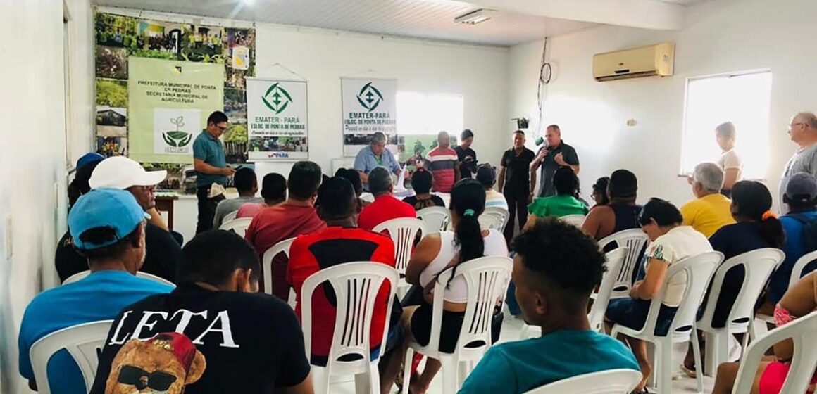 Emater incentiva produtores rurais de Ponta de Pedras acessarem R$ 120 mil em crédito rural
