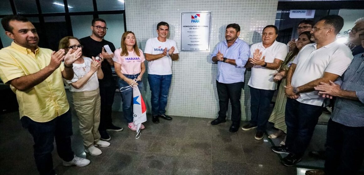 Helder entrega unidade de saúde em Marabá