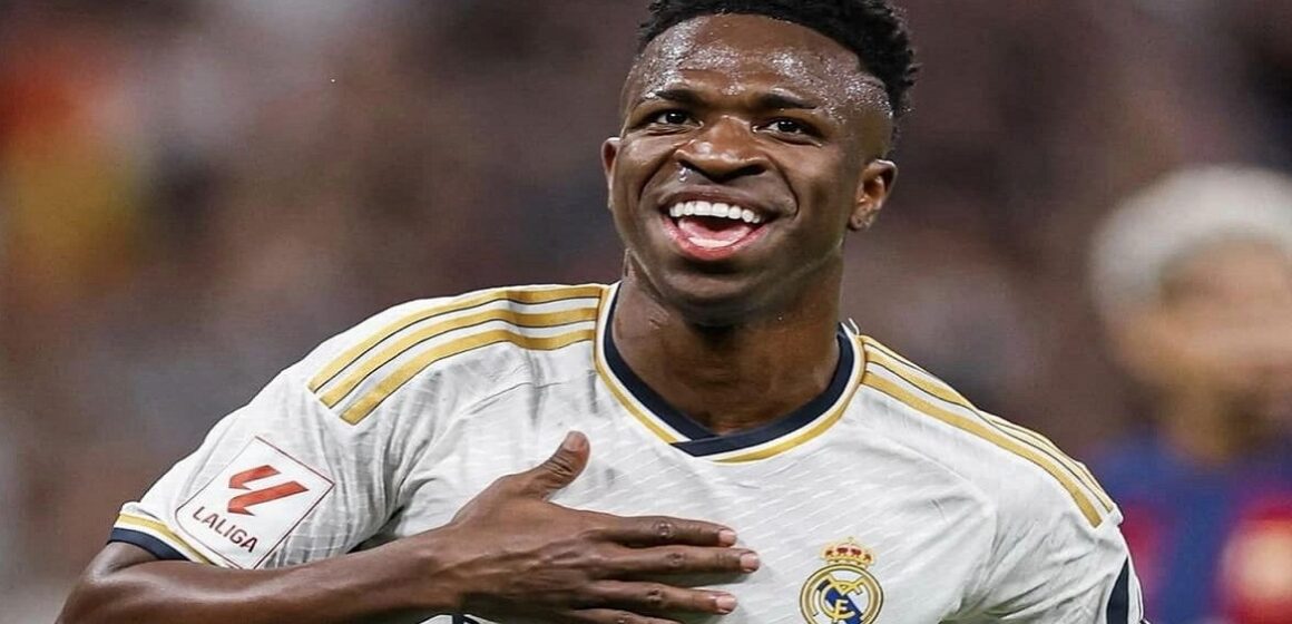 Melhor jogador da La Liga em março é Vini Jr.
