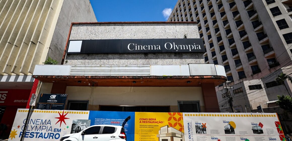 Cine Olympia celebra 112 anos e recebe obras de restauração