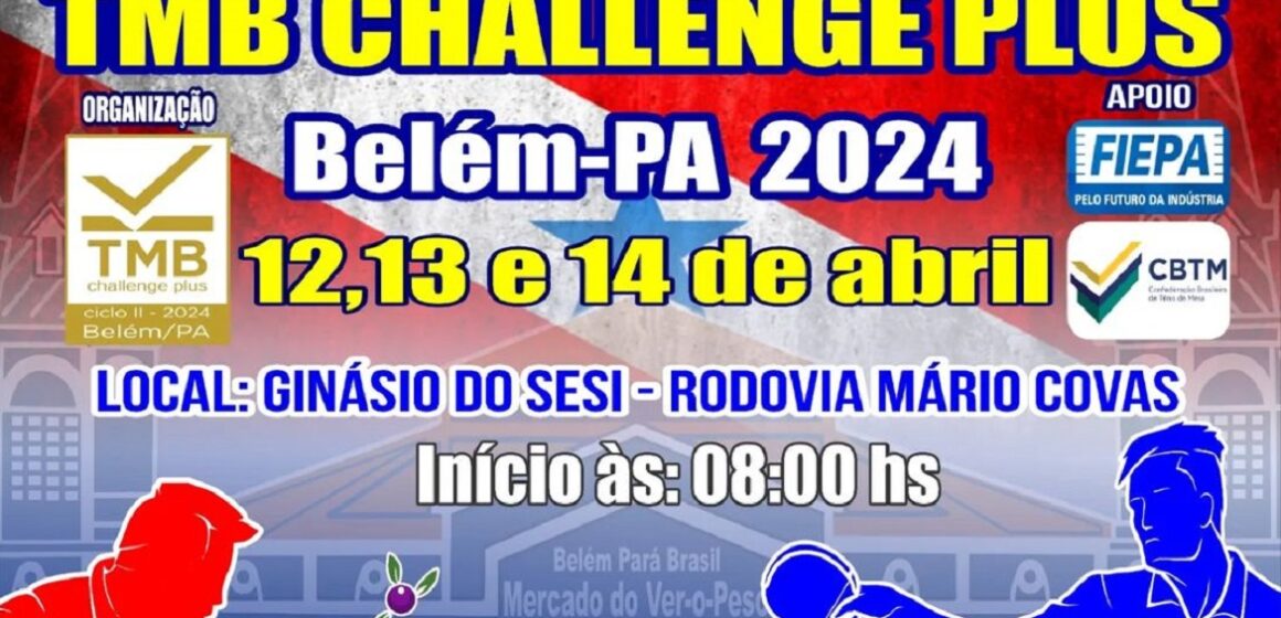 Copa do Brasil de Tênis de Mesa ocorre em Ananindeua