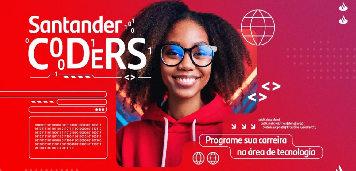 Paraenses podem concorrer a 60 mil bolsas para curso de tecnologia oferecido pelo Santander Brasil