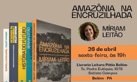 Míriam Leitão: jornalista lança livro em Belém com bastidores da política ambiental na Amazônia