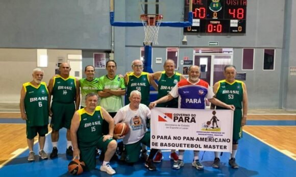 Paraenses compõe a Seleção Brasileira de Basquete Master em competição no México