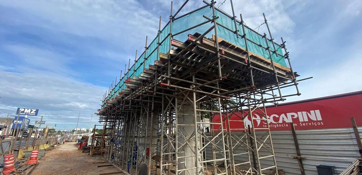 NGTM avança com a construção do viaduto da Alça Viária
