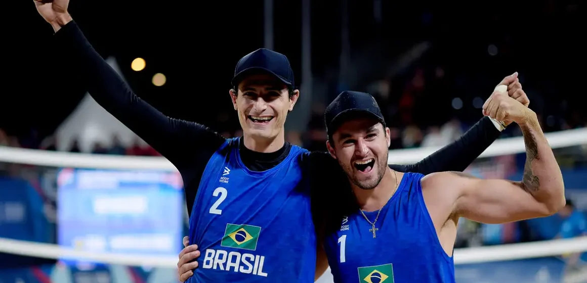 Vôlei de Praia: André e George se garantem nos Jogos de Paris
