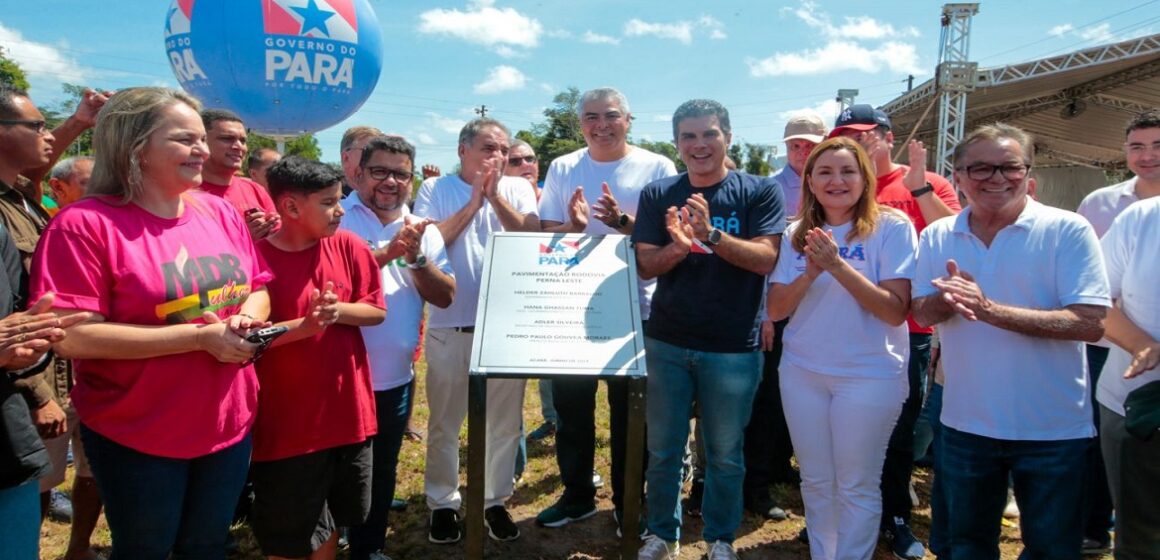 20297_8eea642b-a40a-772f-3457-ec1939b7afc2 Helder entrega a Rodovia Perna Leste no nordeste paraense