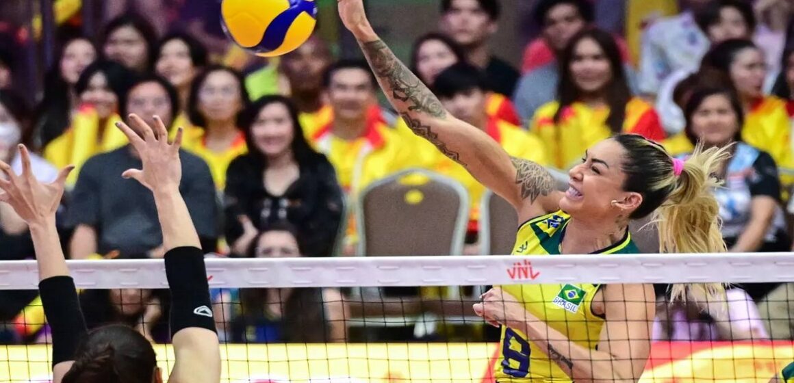 Brasil vence Tailândia e avança na Liga das Nações
