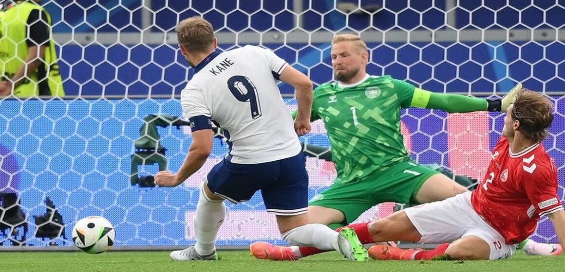 Na Euro 2024, Inglaterra tropeça diante da Dinamarca