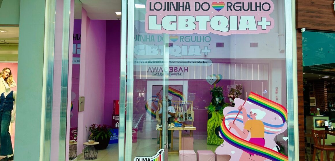 Loja 3 Lojinha do Orgulho LGBTQIA+: ONG Olivia e Parque Shopping Belém lançam espaço inédito para empreendedores paraenses