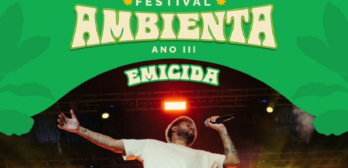 Emicida, Felipe Cordeiro e outros estarão no Festival Ambienta em Belém