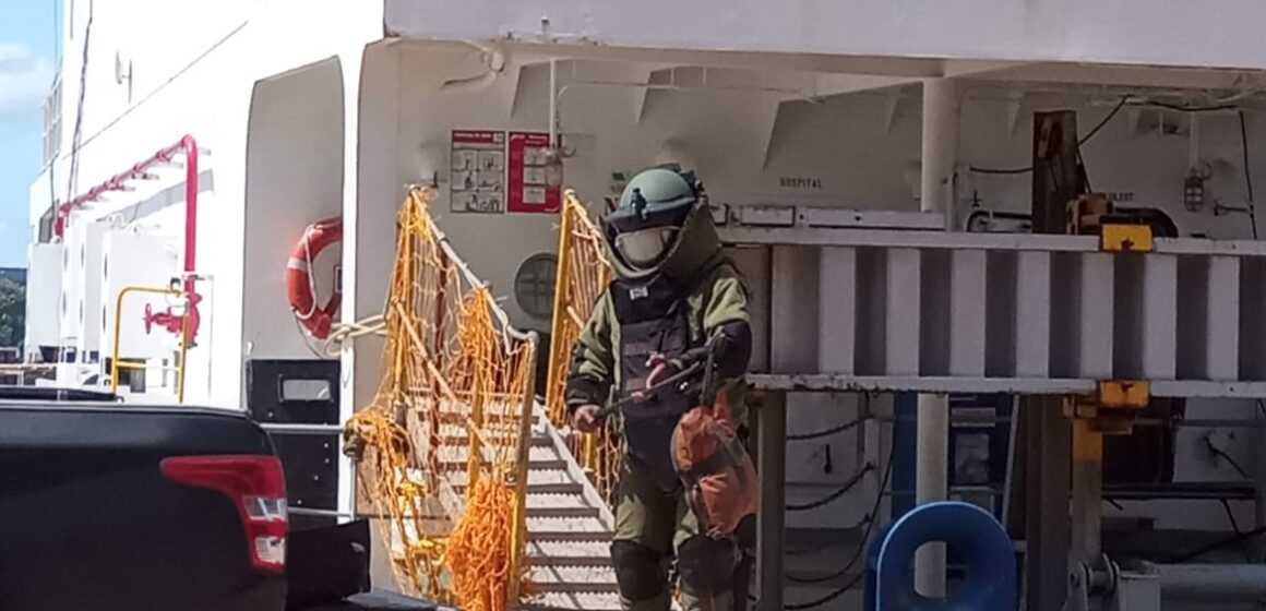 Em Barcarena, esquadrão antibomba é acionado em porto de Vila do Conde