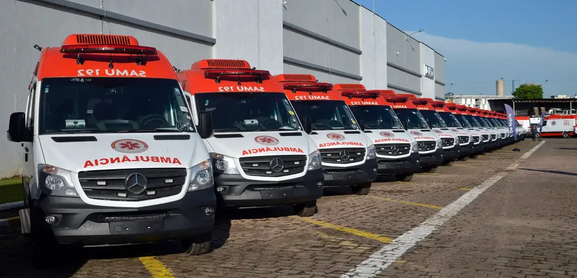 Governo entrega 280 novas ambulâncias para a frota do Samu