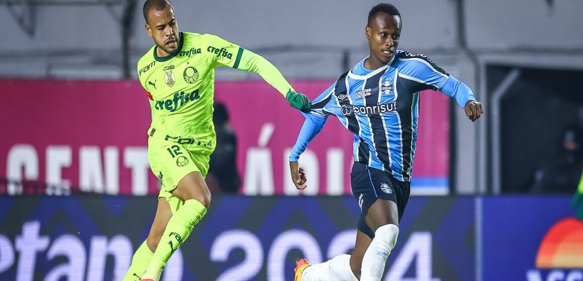 Grêmio empata com o Palmeiras em Caxias pelo Brasileirão