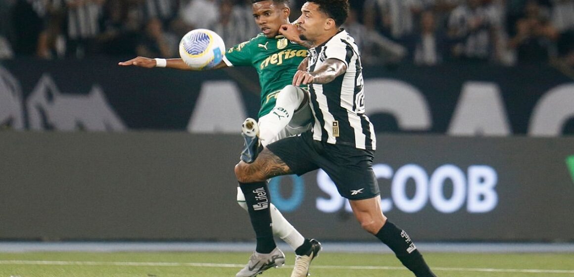 Botafogo vence o Palmeiras no Campeonato Brasileiro