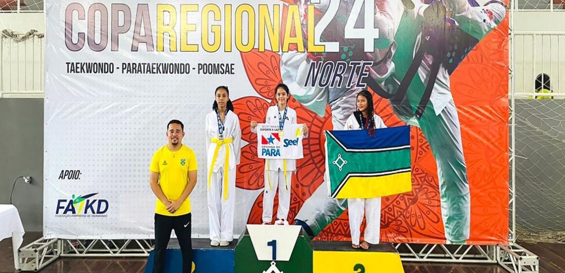 Atleta paraense conquista ouro na Copa Regional Norte de Taekwondo