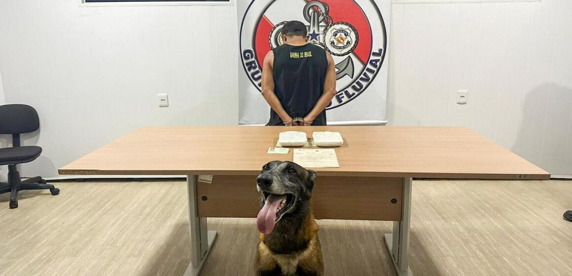 Em Breves, homem é preso em flagrante com 2 kg de drogas