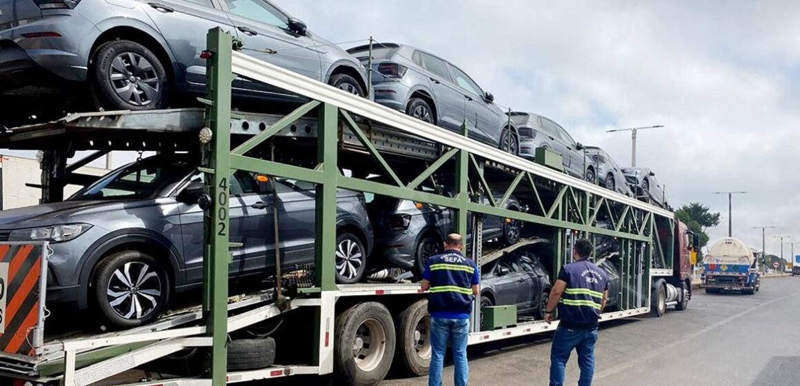 Sefa apreende veículos novos e 60 cabeças de gado em Dom Eliseu