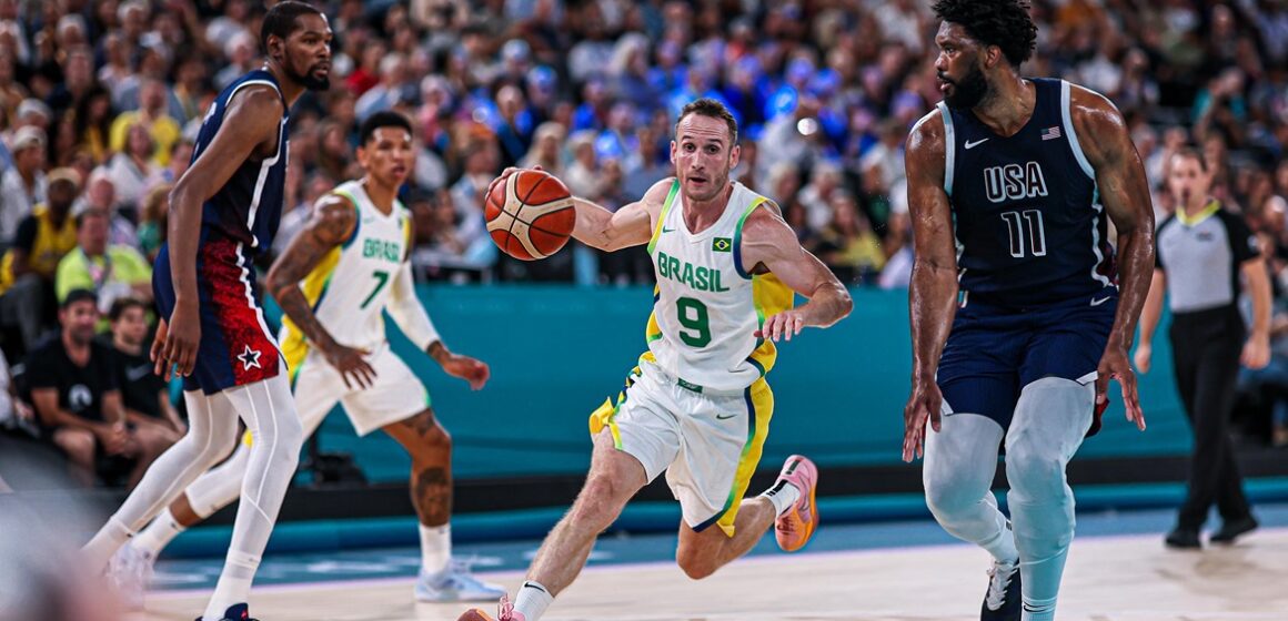 Brasil para nos EUA e se despede do basquete nos Jogos de Paris