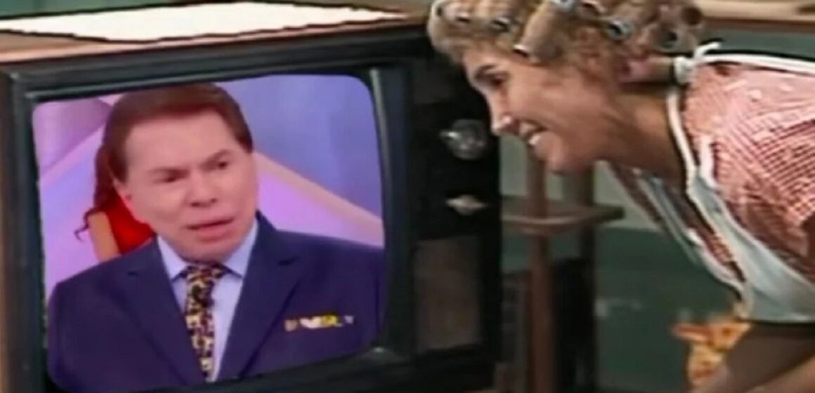 Silvio Santos recebe homenagem de Dona Florinda, na série Chaves
