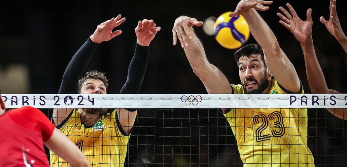 Brasil é superado pelos Estados Unidos nas quartas de final do vôlei masculino