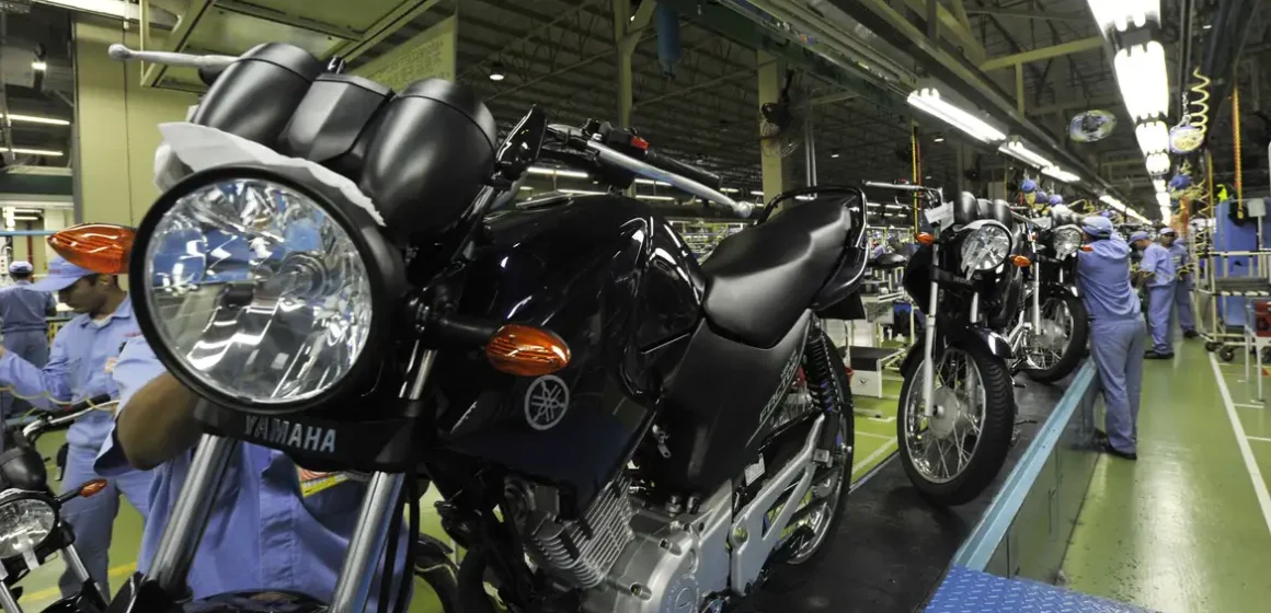 Produção de motos cresce 11,4% em agosto