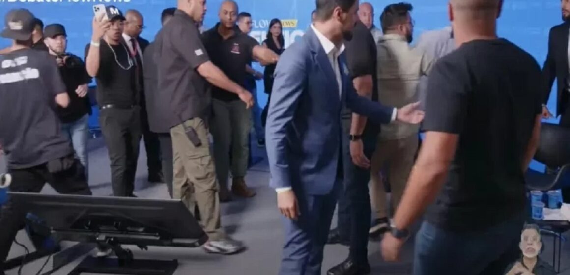 Marqueteiro de Nunes leva um soco e Marçal é expulso de debate