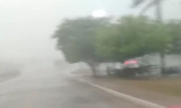 Três cidades do Pará sofrem com ventania, chuva de granizo e falta de energia