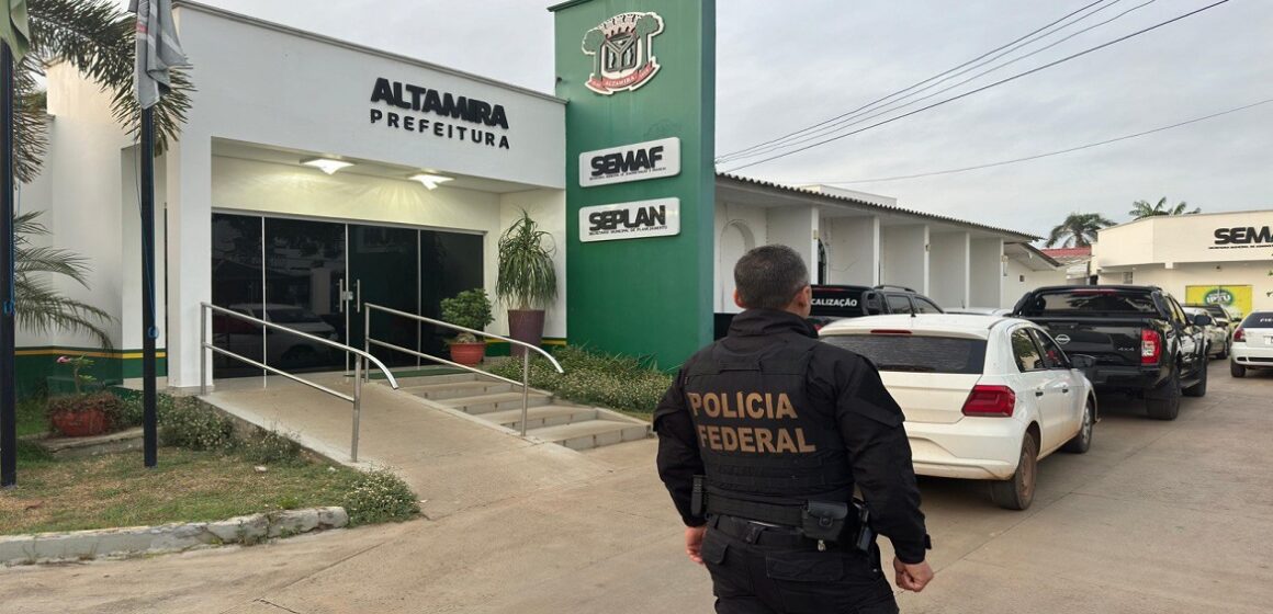 Operação da Polícia Federal mira fraudes em licitações em Altamira