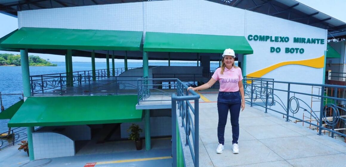 Obras do Complexo Mirante do Boto, em Mocajuba, chegam a 75% de conclusão