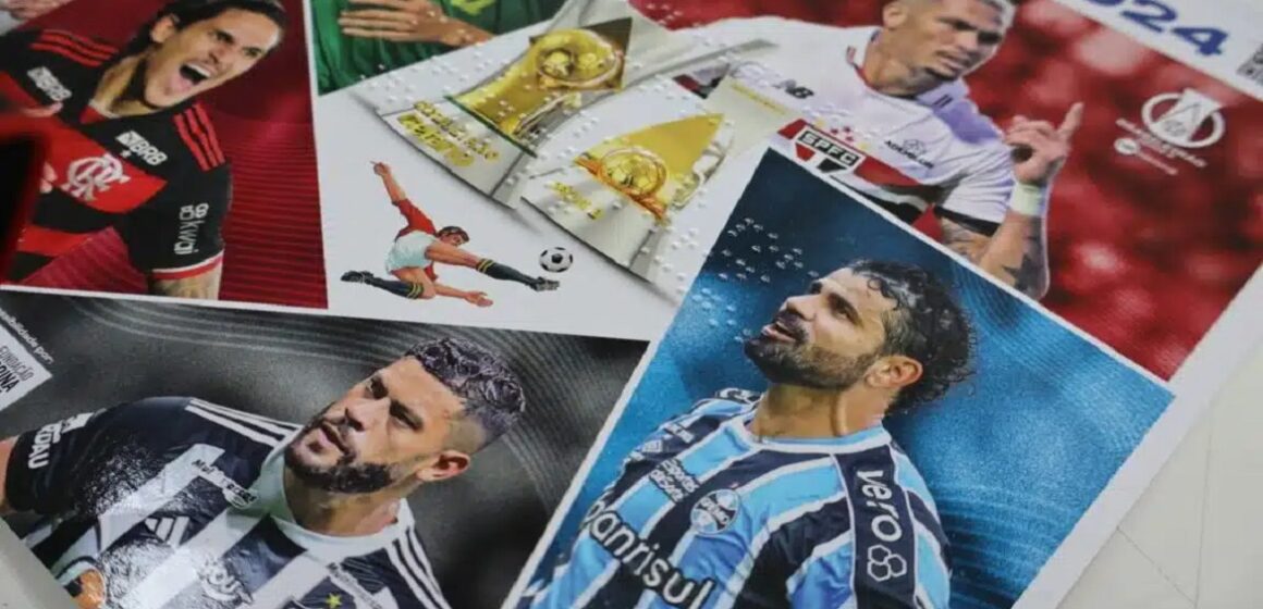 Primeiro álbum de figurinhas em Braille será feito para o Campeonato Brasileiro