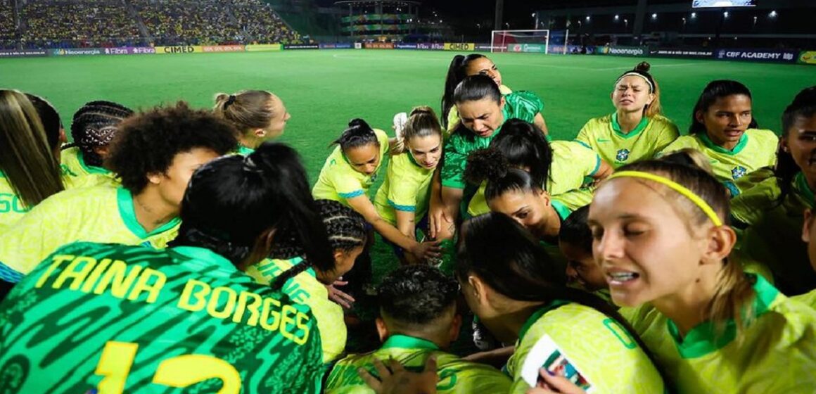 Seleção Brasileira Feminina bate a Colômbia durante amistoso no Espírito Santo