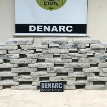 Em Abaetetuba, polícia prende em flagrante homem que transportava 50 quilos de cocaína