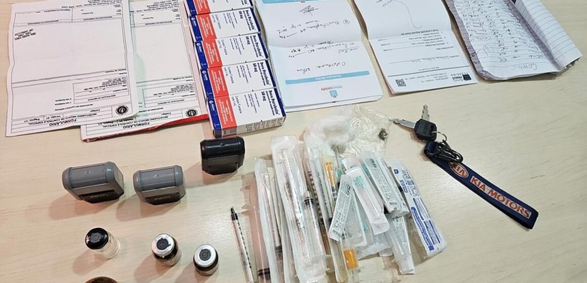 Polícia Civil prende casal suspeito de utilizar receitas falsas para comprar anabolizantes