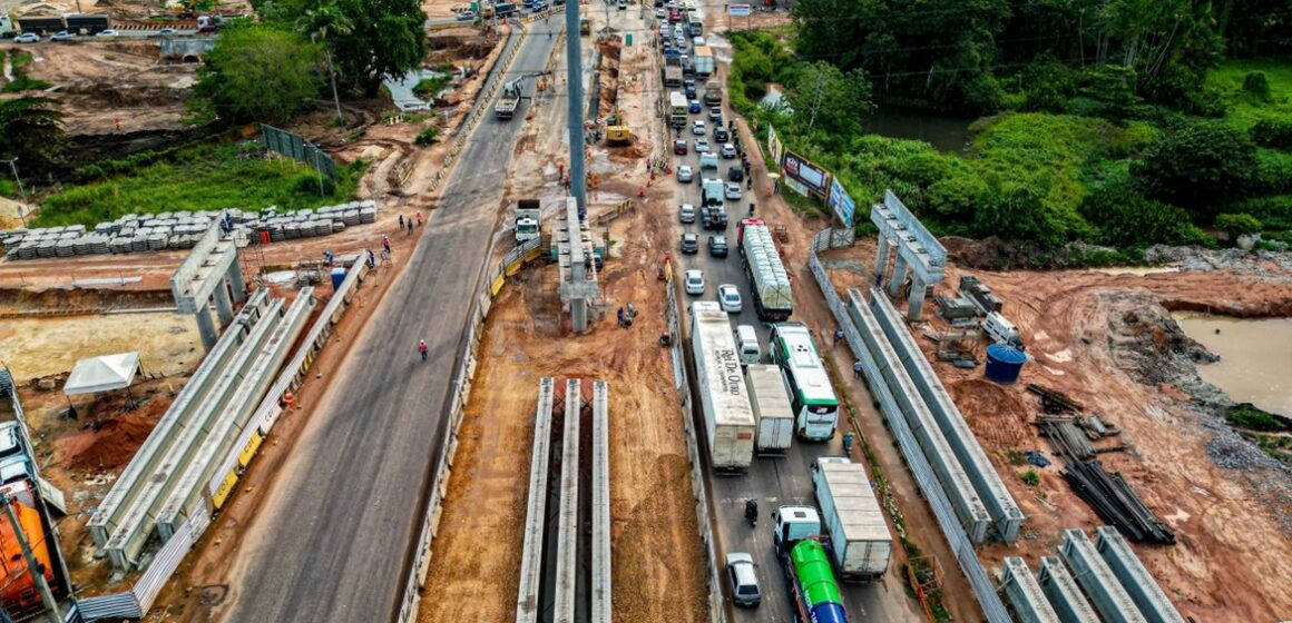 Construção de viaduto na BR-316 inicia mais uma etapa com desvio pela Avenida Independência