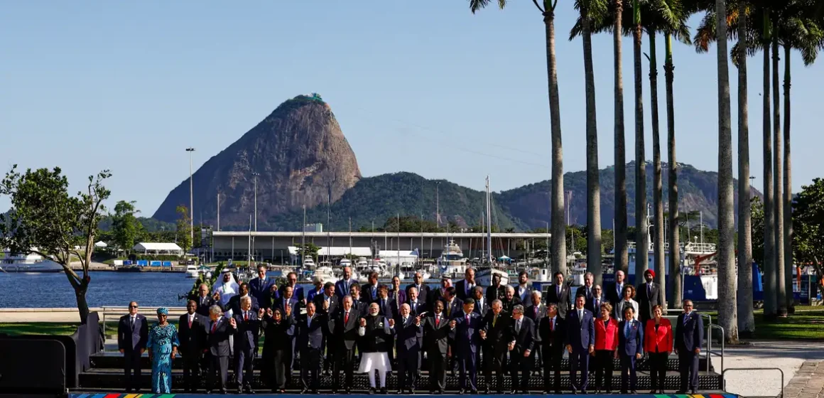 G20: Foto oficial reúne líderes mundiais sem Biden, Meloni e Trudeau