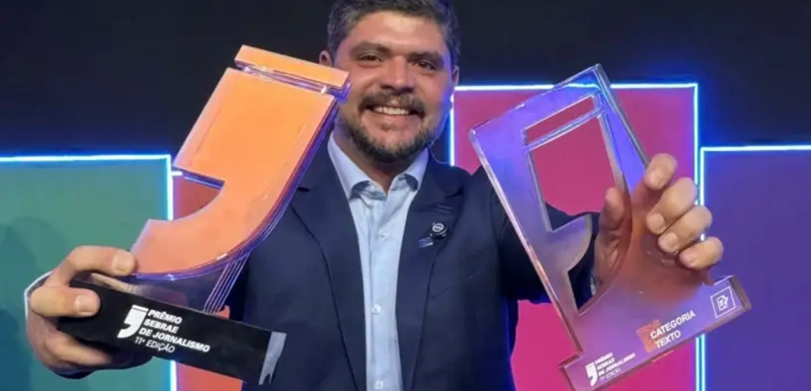 Jornalista do Pará é o grande vencedor do Prêmio Sebrae de Jornalismo 2024