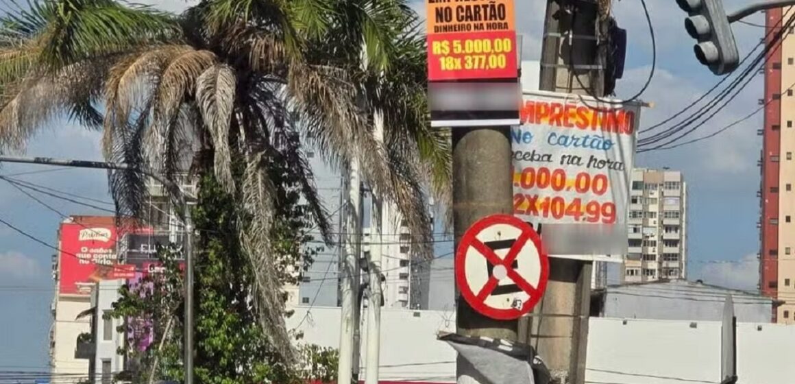 Retirada de cartazes de oferta de empréstimos em Belém é determinada pelo Ministério Público